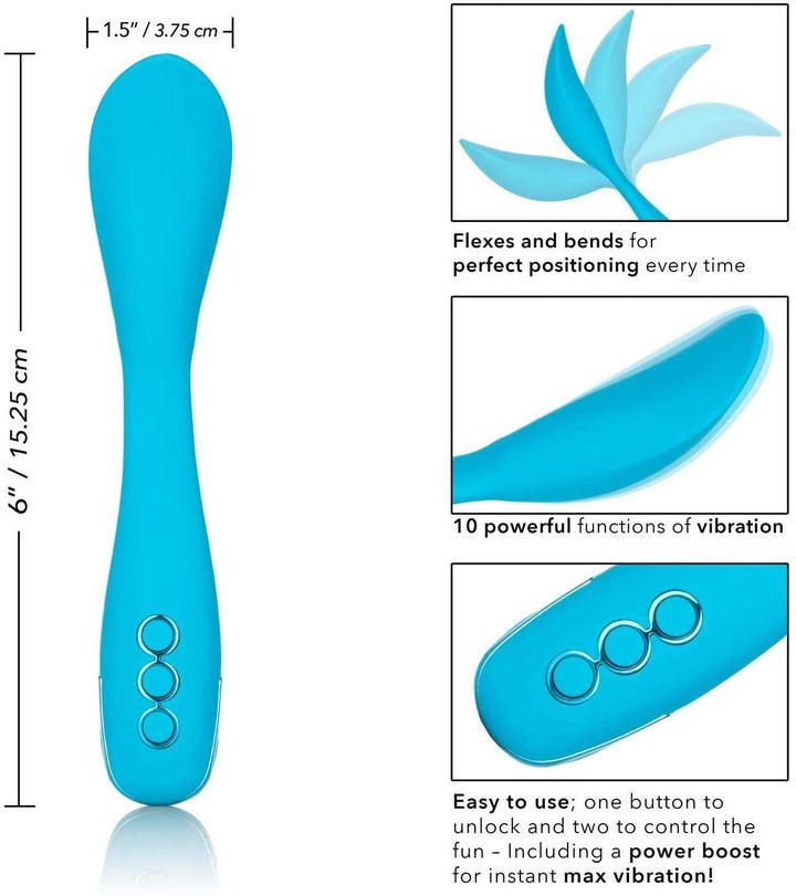California Dreaming Palm Springs Pleaser Luxurious Vibrator | CalExotics - The Dildo Hub