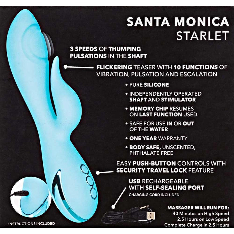 California Dreaming Santa Monica Starlet Luxurious Vibrator | CalExotics - The Dildo Hub