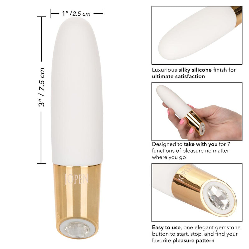 Callie Luxurious Vibrating Silicone Rechargeable Mini Wand | Jopen - The Dildo Hub