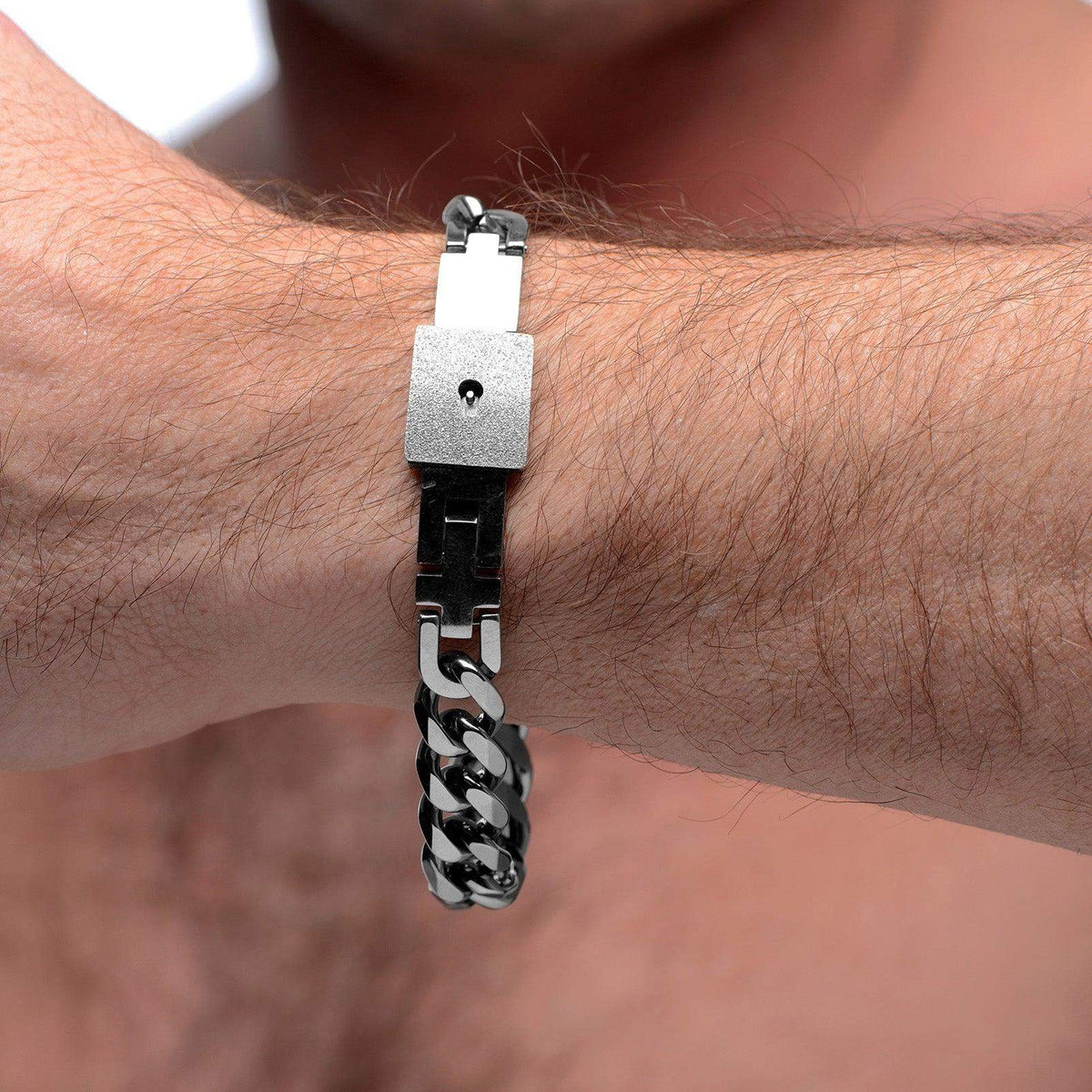 Chained Locking Bracelet and Key Necklace - The Dildo Hub