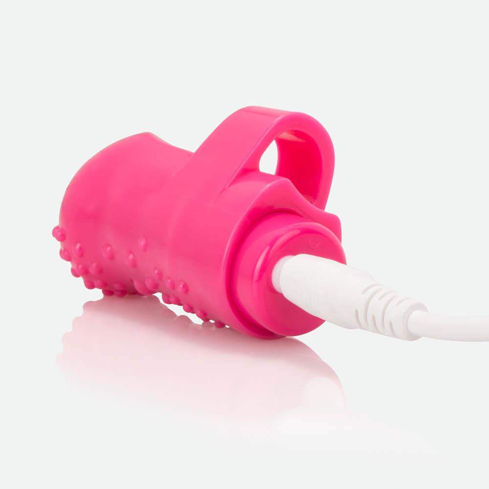 Charged FingO Rechargeable Pink Finger Vibrator | ScreamingO - The Dildo Hub