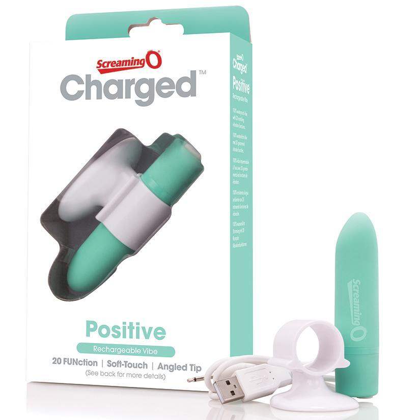 Charged Positive Rechargeable Kiwi Finger Vibrator | ScreamingO - The Dildo Hub