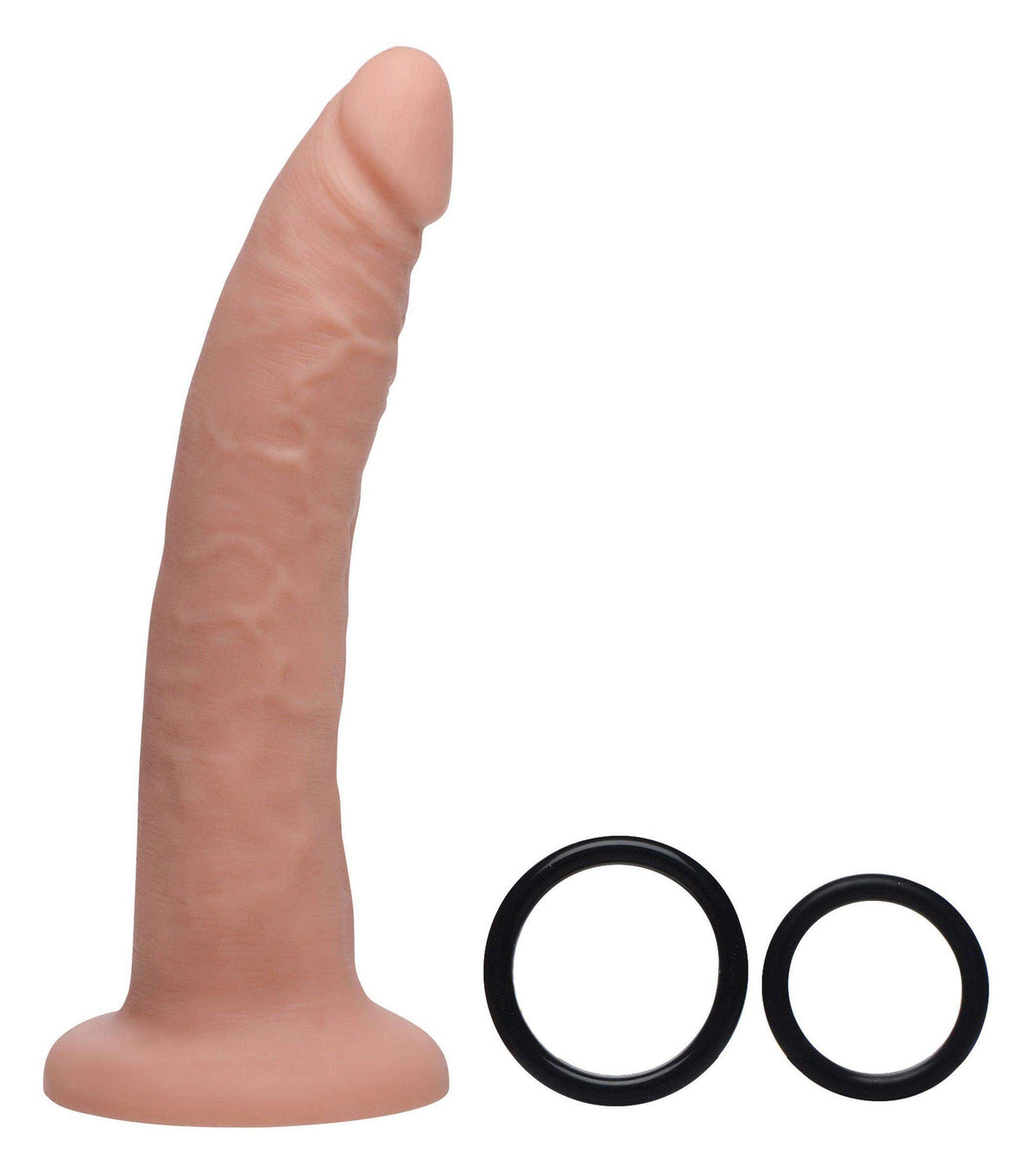 Charmed 7.5 Inch Silicone Dildo with Harness - The Dildo Hub