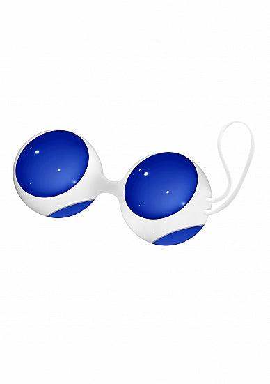 Chrystalino Ben Wa-Blue Small - The Dildo Hub