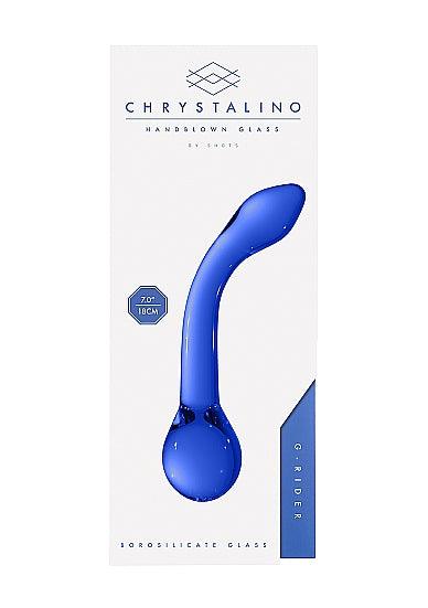 Chrystalino G-Rider-Blue 7.25" - The Dildo Hub