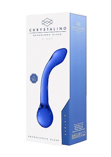 Chrystalino G-Rider-Blue 7.25" - The Dildo Hub