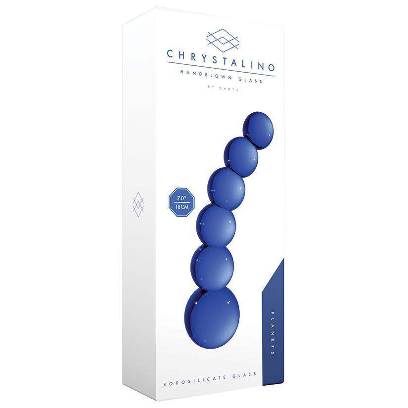 Chrystalino Planets-Blue 7.25" - The Dildo Hub