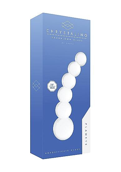 Chrystalino Planets-White 7.25" - The Dildo Hub