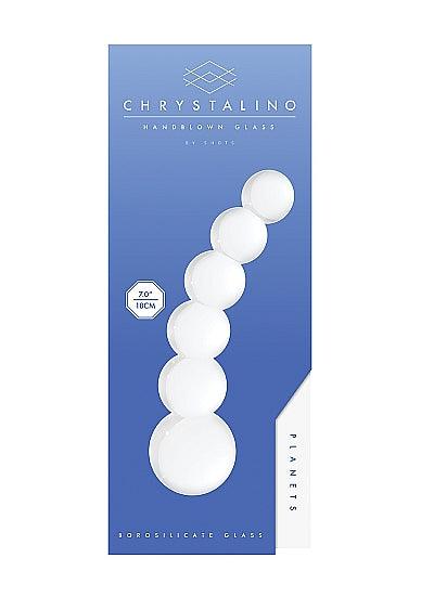 Chrystalino Planets-White 7.25" - The Dildo Hub