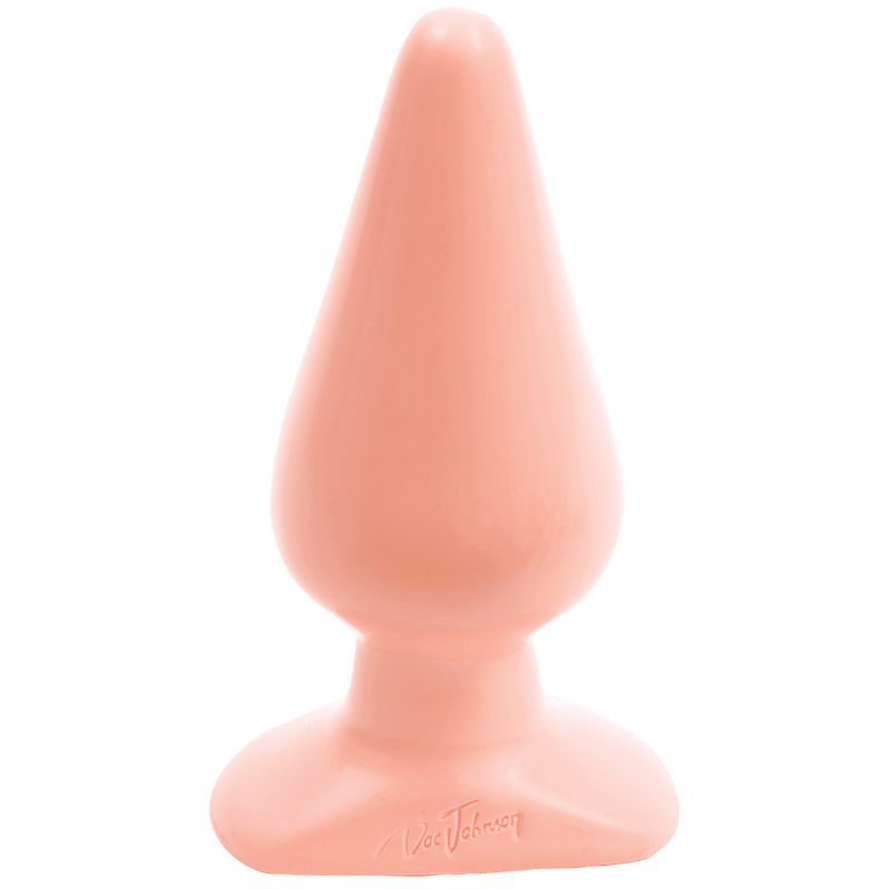 Classic Butt Plug Smooth - Large - White - The Dildo Hub