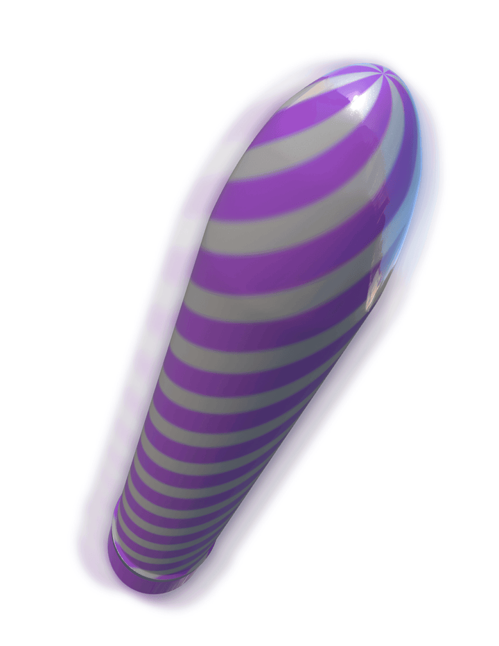 Classix Sweet Swirl Vibrator - Purple - The Dildo Hub