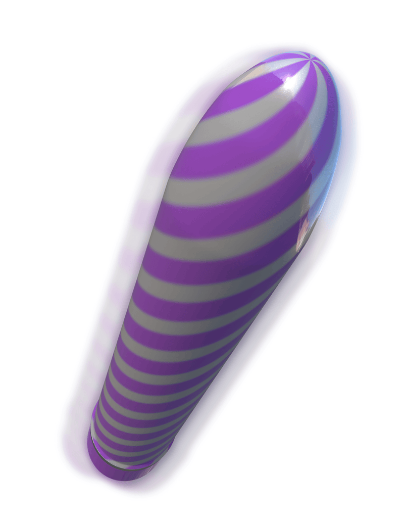 Classix Sweet Swirl Vibrator - Purple - The Dildo Hub