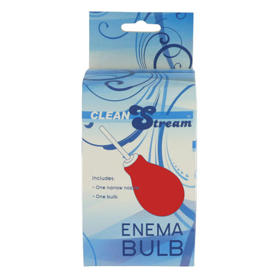 CleanStream Enema Bulb Red - The Dildo Hub