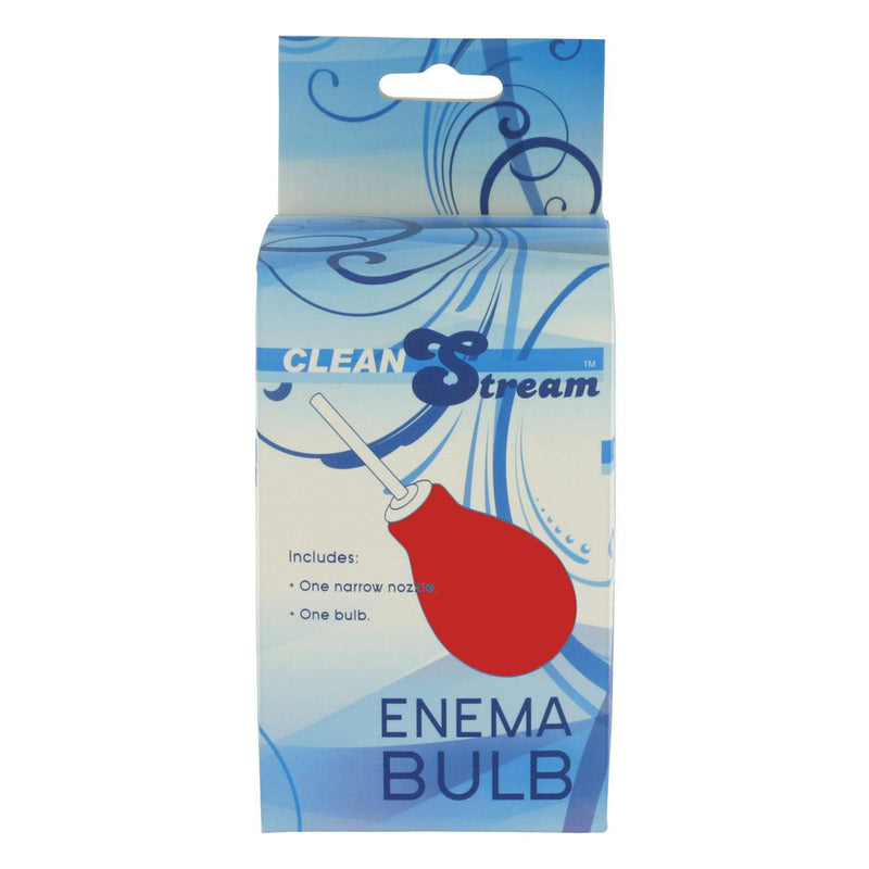 CleanStream Enema Bulb Red - The Dildo Hub