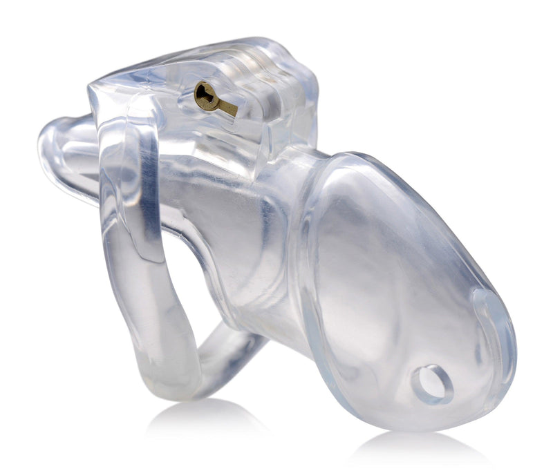 Clear Captor Chastity Cage - Medium - The Dildo Hub