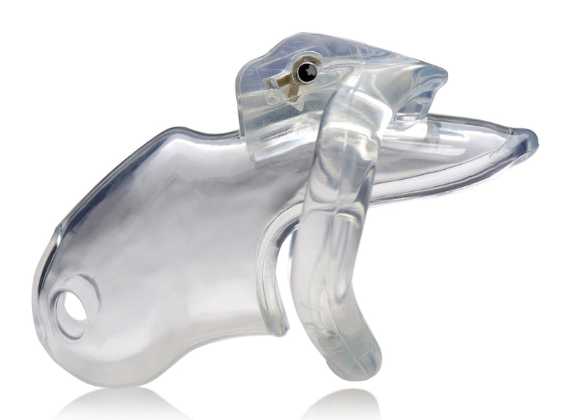 Clear Captor Chastity Cage - Small - The Dildo Hub