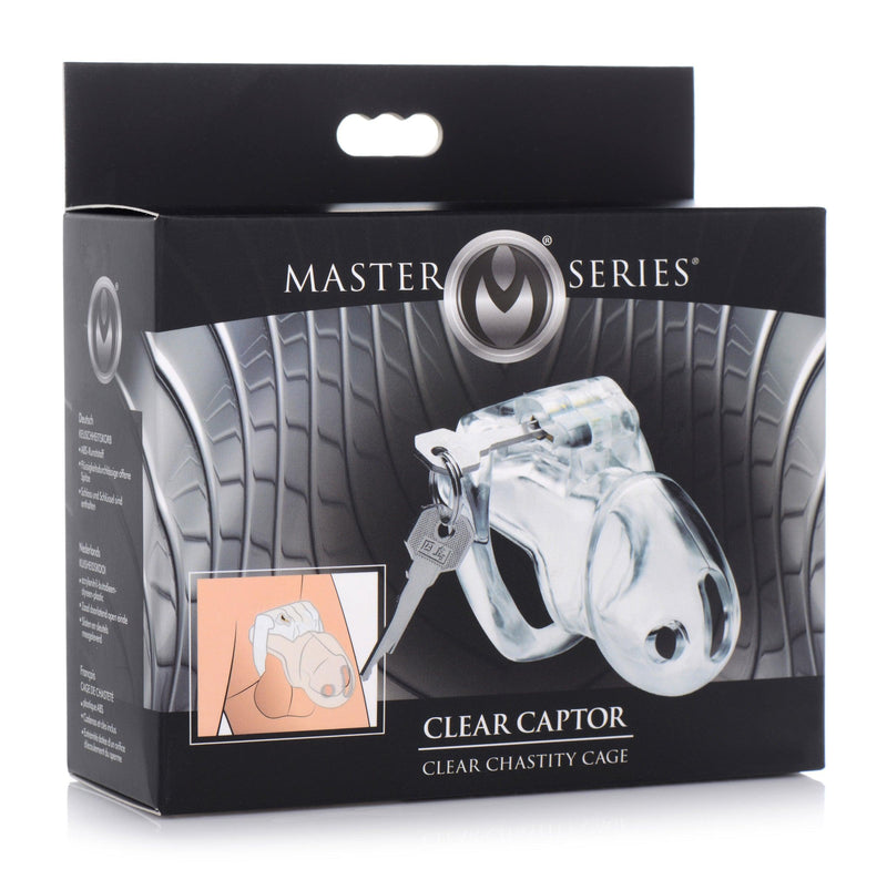 Clear Captor Chastity Cage - Small - The Dildo Hub