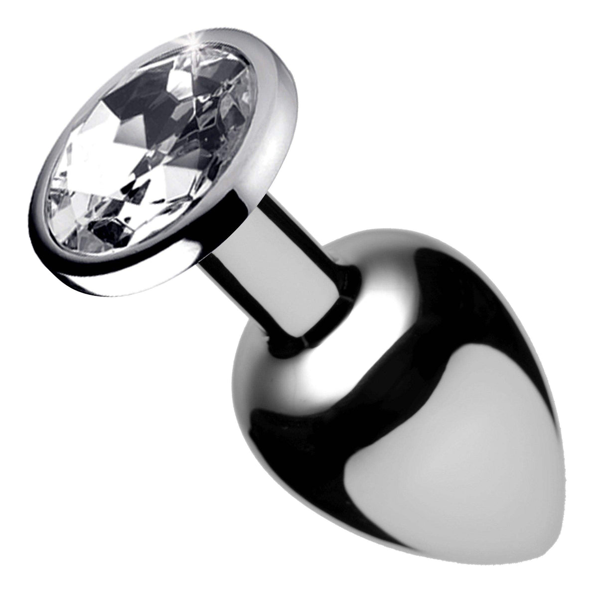 Clear Gem Anal Plug- Medium - The Dildo Hub