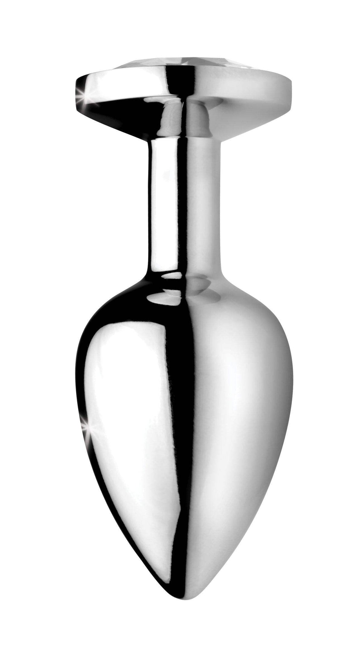 Clear Gem Anal Plug- Medium - The Dildo Hub