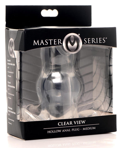 Clear View Hollow Anal Plug - Medium - The Dildo Hub