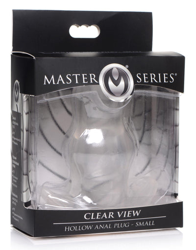 Clear View Hollow Anal Plug - Small - The Dildo Hub