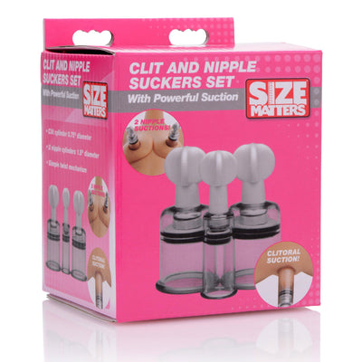 Clit and Nipple Suckers Set - The Dildo Hub