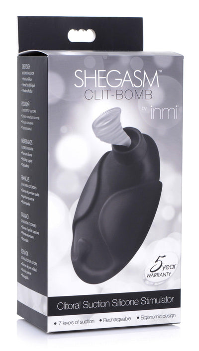 Clit-Bomb Clitoral Suction Silicone Stimulator - The Dildo Hub