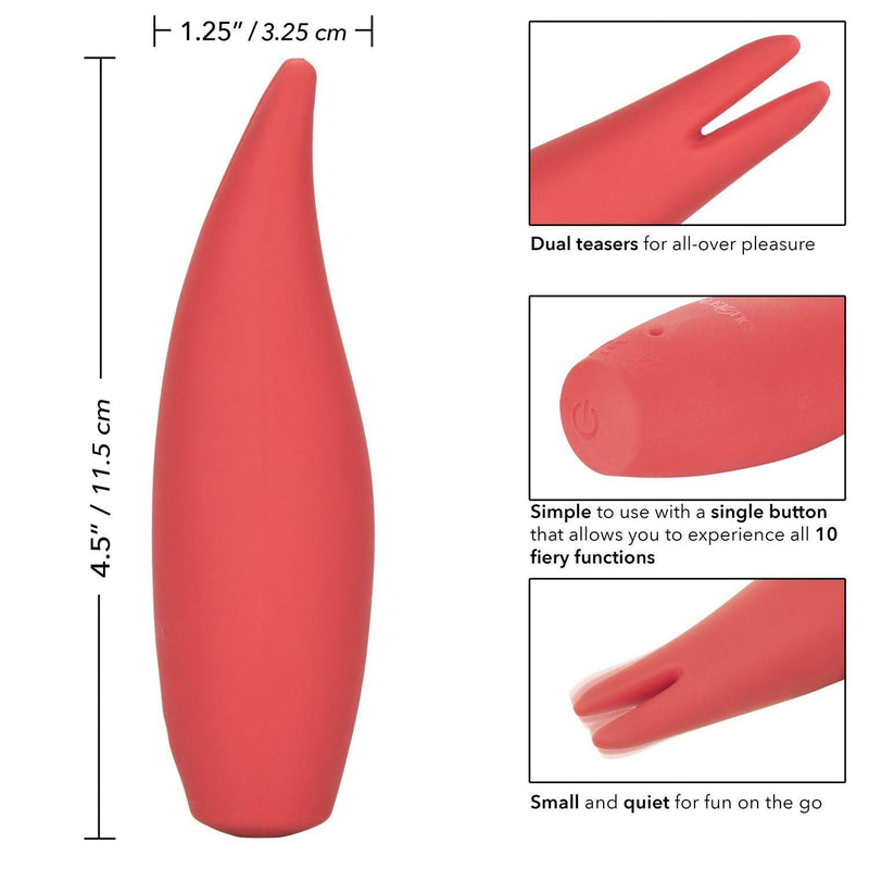 Clitoral Massager Red Hot - Flare | CalExotics - The Dildo Hub