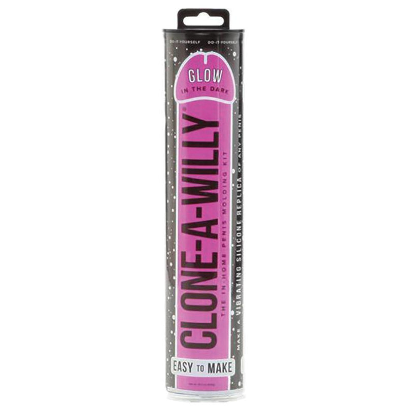 Clone-A-Willy Glow In The Dark Vibe Kit - Pink - The Dildo Hub