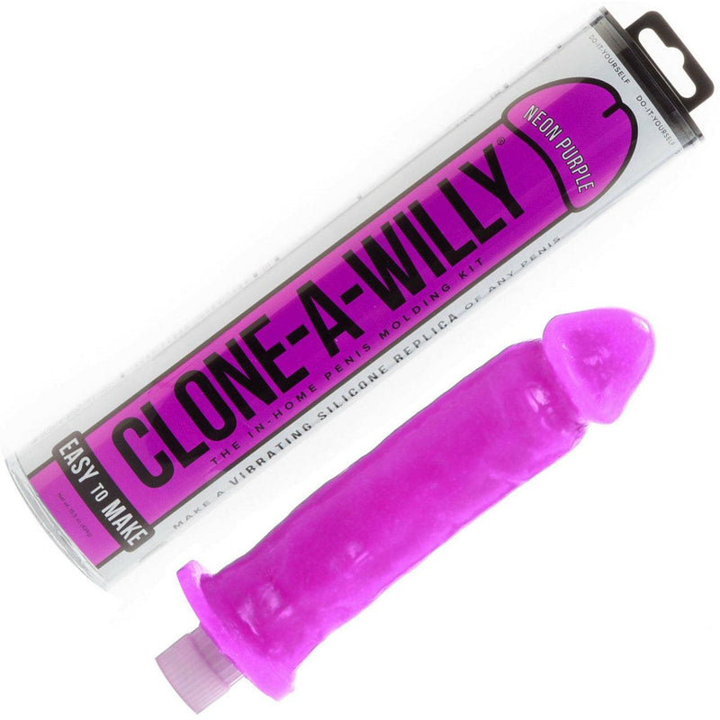 Clone-A-Willy Vibe Kit - Neon Purple - The Dildo Hub