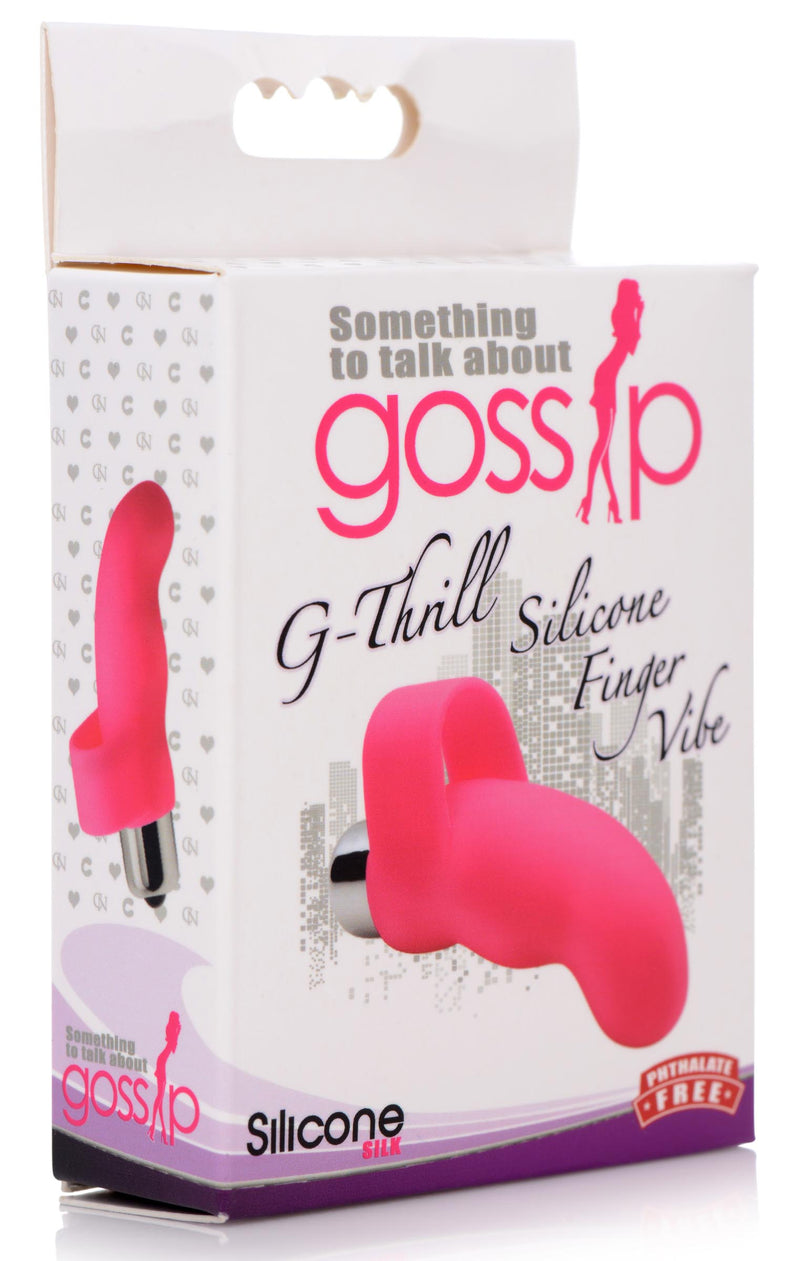 G-Thrill Silicone Finger Vibrator  - Magenta vibesextoys from Gossip