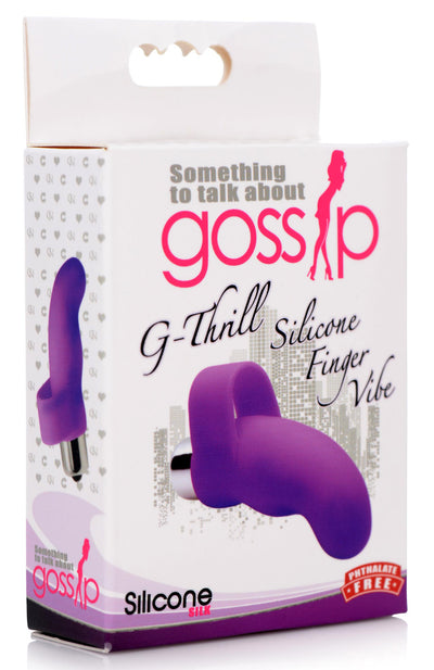 G-Thrill Silicone Finger Vibrator - Purple vibesextoys from Gossip