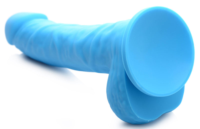 7 Inch Silicone Dildo with Balls - Berry Dildos from Lollicock