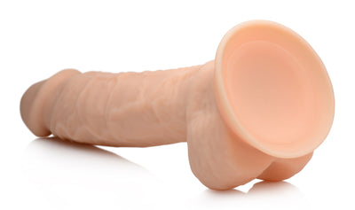 Silexpan Light Realistic Dildo with Balls - 8.5 Inch suction-cup-dildos from Fleshstixxx