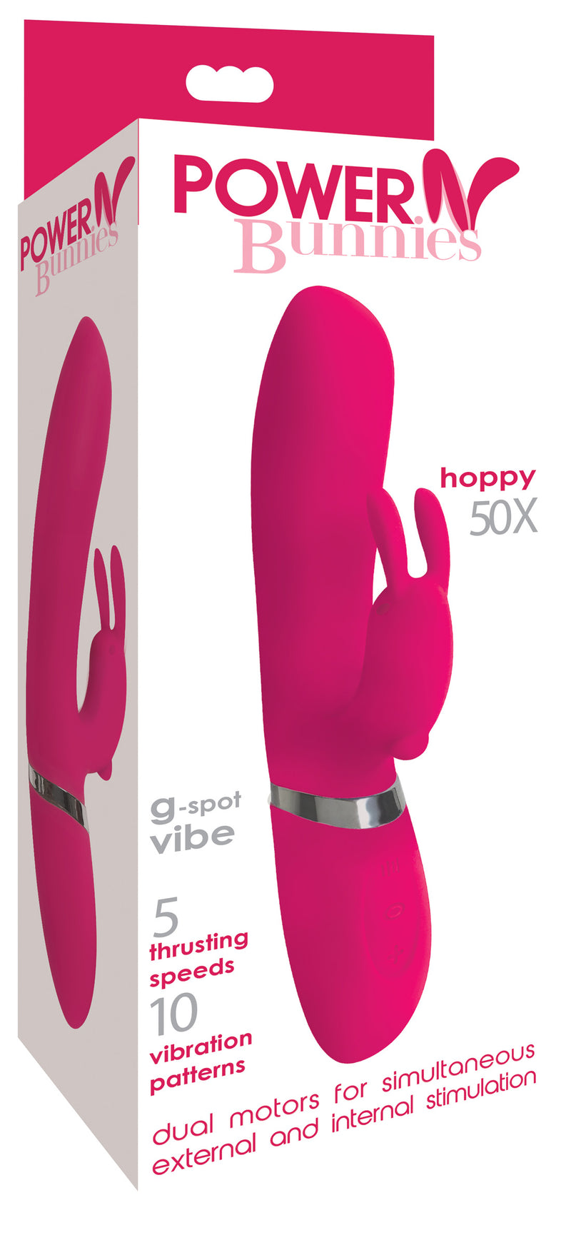 Hoppy 50X G-Spot Rabbit Vibrator gspot-vibrators from Power Bunnies