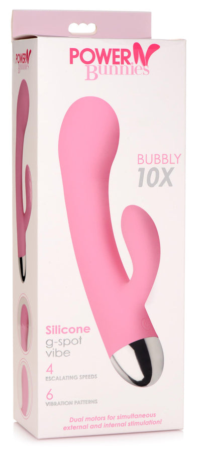 Bubbly 10X Silicone G-Spot Vibrator gspot-vibrators from Power Bunnies