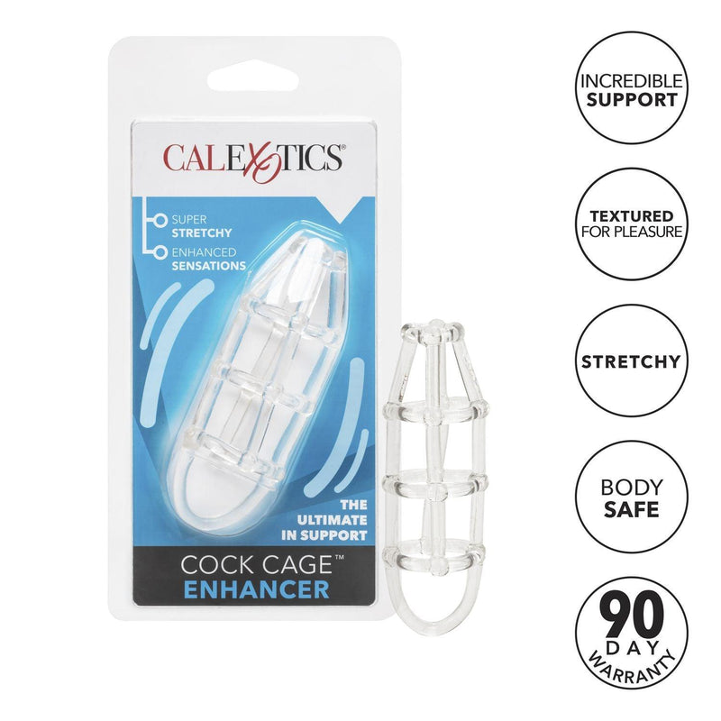 Cock Cage Enhancer - Clear | CalExotics - The Dildo Hub