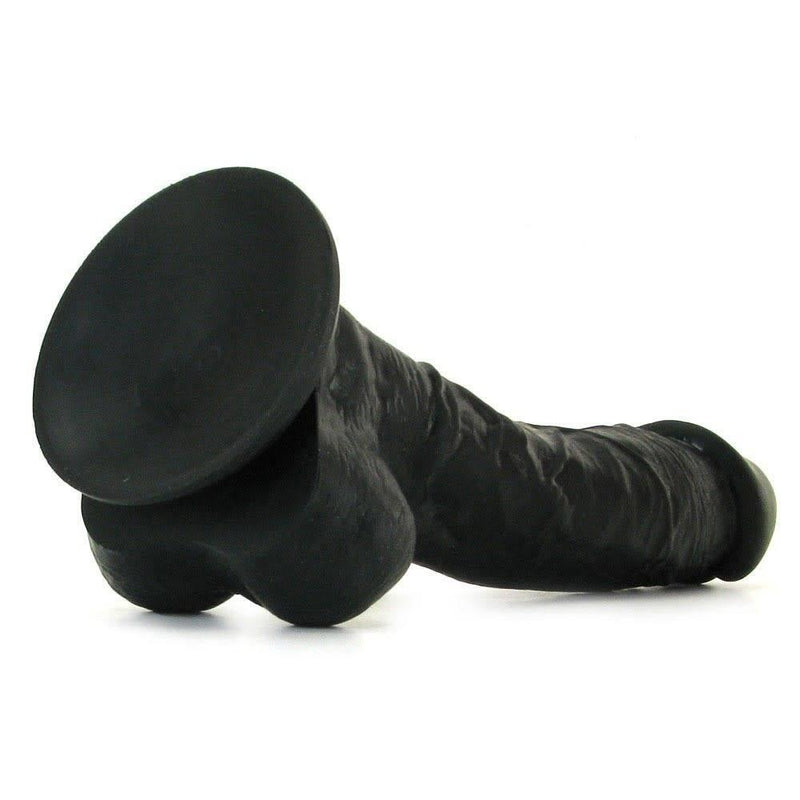 Colours Pleasures Black Realistic Silicone Dildo - 5 Inches | NS Novelties - The Dildo Hub