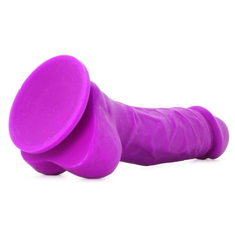 Colours Pleasures Purple Realistic Silicone Dildo - 5 Inches | NS Novelties - The Dildo Hub