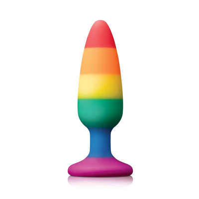 Colours Pride Edition Rainbow Pleasure Medium Butt Plug | NS Novelties - The Dildo Hub