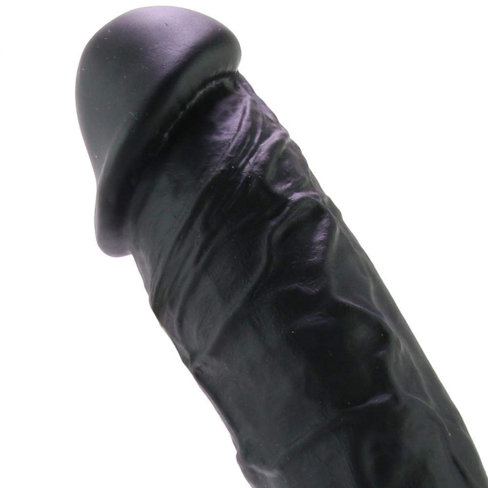 Coloursoft Soft Black Realistic Dildo - 8 Inches | NS Novelties - The Dildo Hub
