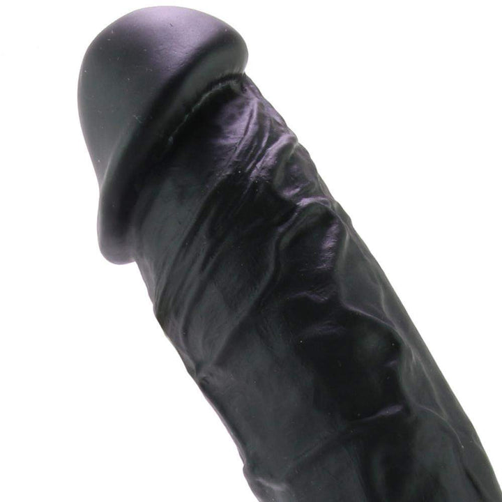 Coloursoft Soft Black Realistic Dildo - 8 Inches | NS Novelties - The Dildo Hub