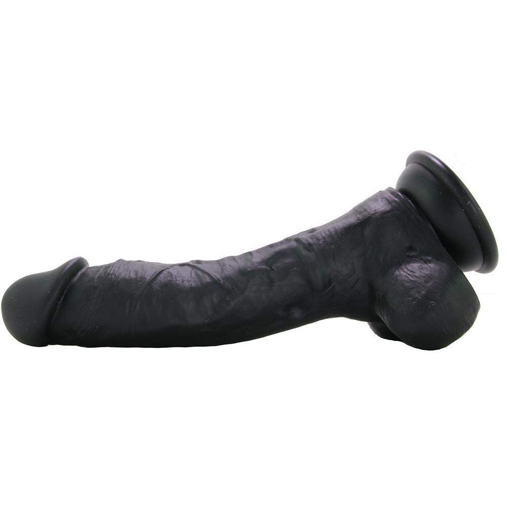 Coloursoft Soft Black Realistic Dildo - 8 Inches | NS Novelties - The Dildo Hub