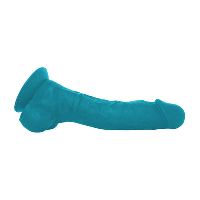 Coloursoft Soft Blue Realistic Dildo - 8 Inches | NS Novelties - The Dildo Hub