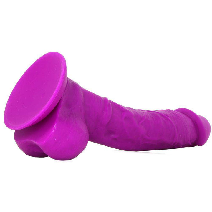 Coloursoft Soft Purple Realistic Dildo - 8 Inches | NS Novelties - The Dildo Hub