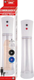 Commander Electric Penis Pump - Clear | Nass Toys