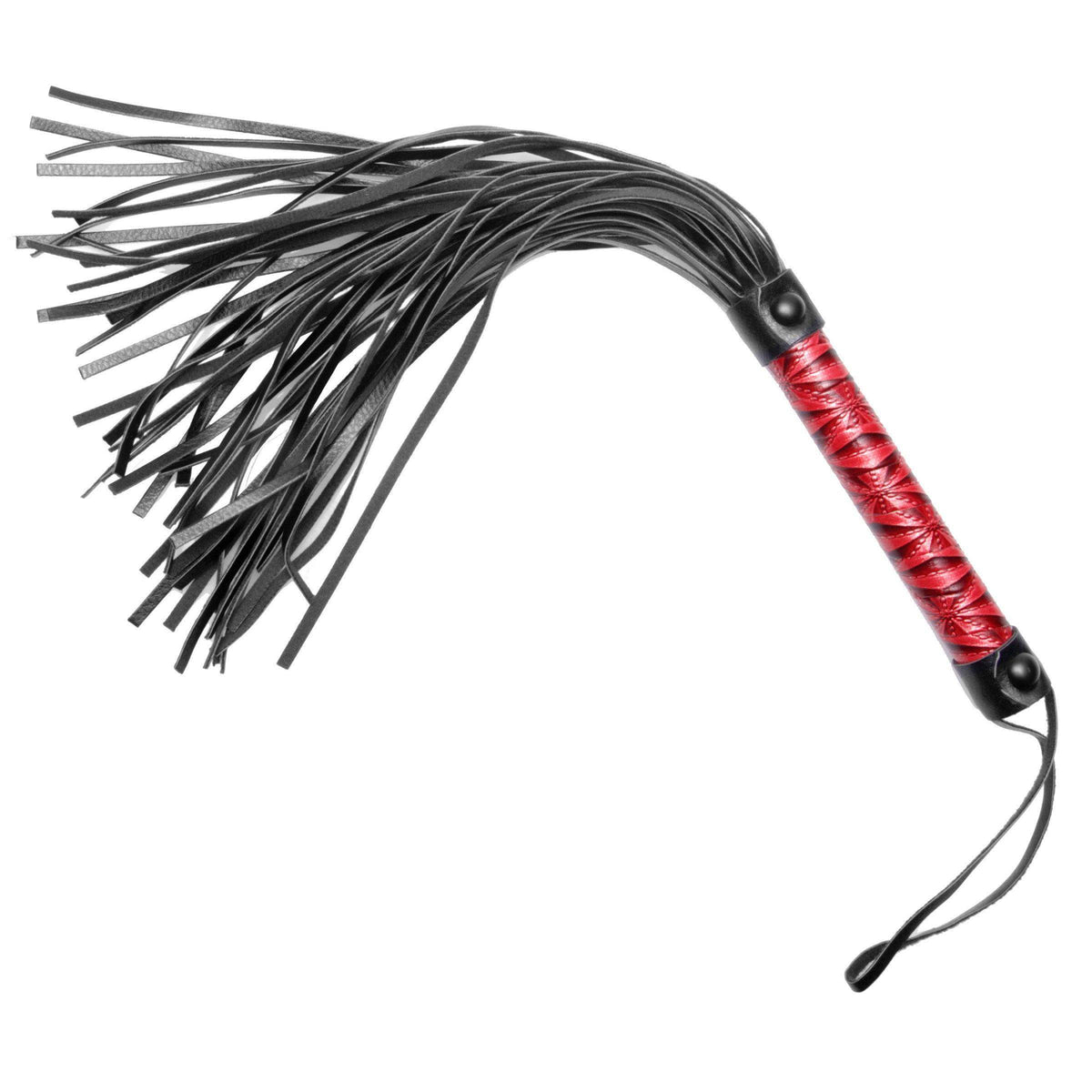Crimson Tied Embossed Flogger - The Dildo Hub