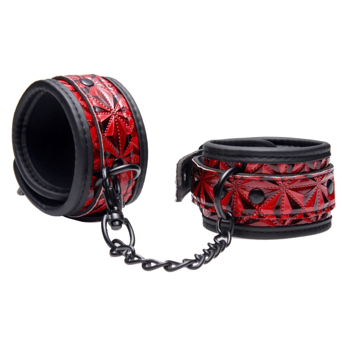 Crimson Tied Embossed Wrist Cuffs - The Dildo Hub