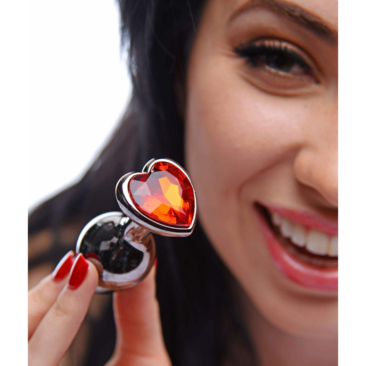 Crimson Tied Scarlet Heart Jewel Anal Plug - The Dildo Hub