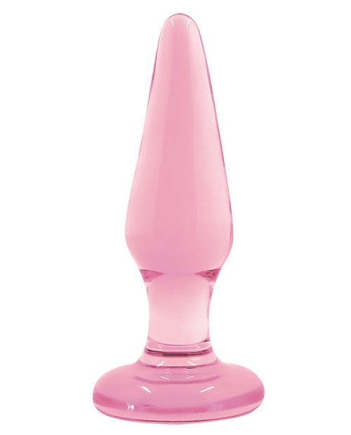 Crystal - Tapered Plug Small - Pink - The Dildo Hub